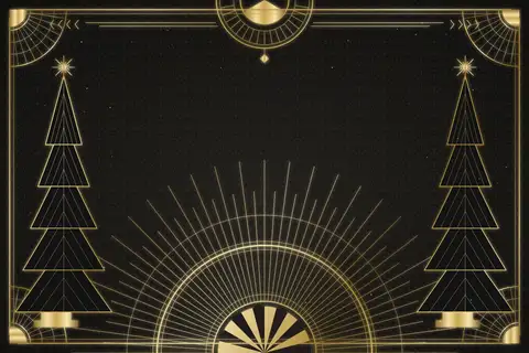 Art Deco Weihnacht