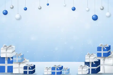 Blaue Firmengeschenke