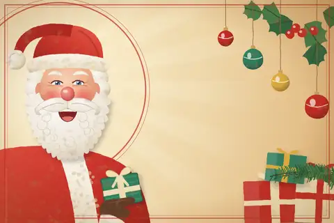 Nostalgischer Weihnachtsmann