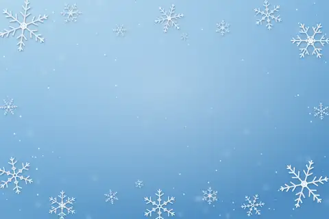Silberne Schneeflocken