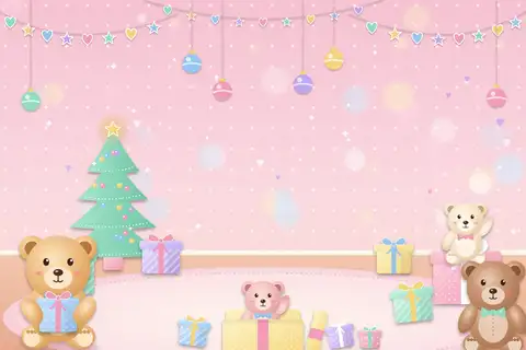 Teddybären mit Geschenken